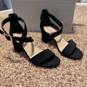 Top Moda Black Women's Sandals